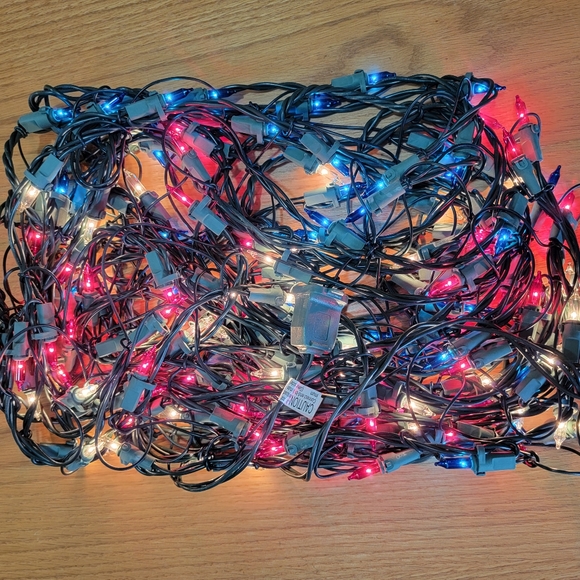 Stars and Stripes Patriotic American Flag Net Styled String Light 3x5 ft - Picture 2 of 11